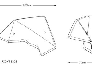 Puig Infill Panels Nozzle Bmw R1200Gs 13'- C/Black