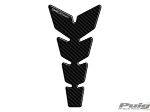 Puig Tank Pad Leather C/Carbon Look