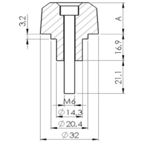 Puig Bar End Aluminum Kawasaki Z650 C/Black