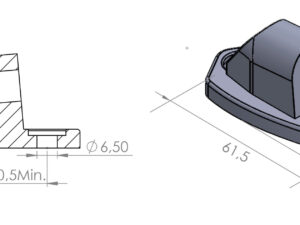 Puig Support Without Side Retrovisor Hi-Tech Kawasaki Z