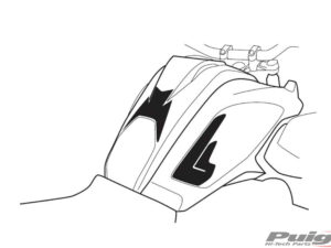Puig Tank Pad + Side Part Bmw R1200Gs 17' C/Carbon Look