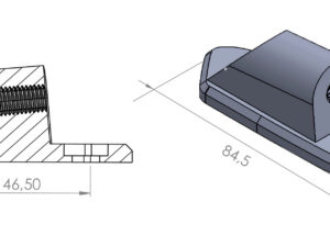 Puig Adapter Left Side Hi-Tech I,Ii,Iii,F1,Gt C/N