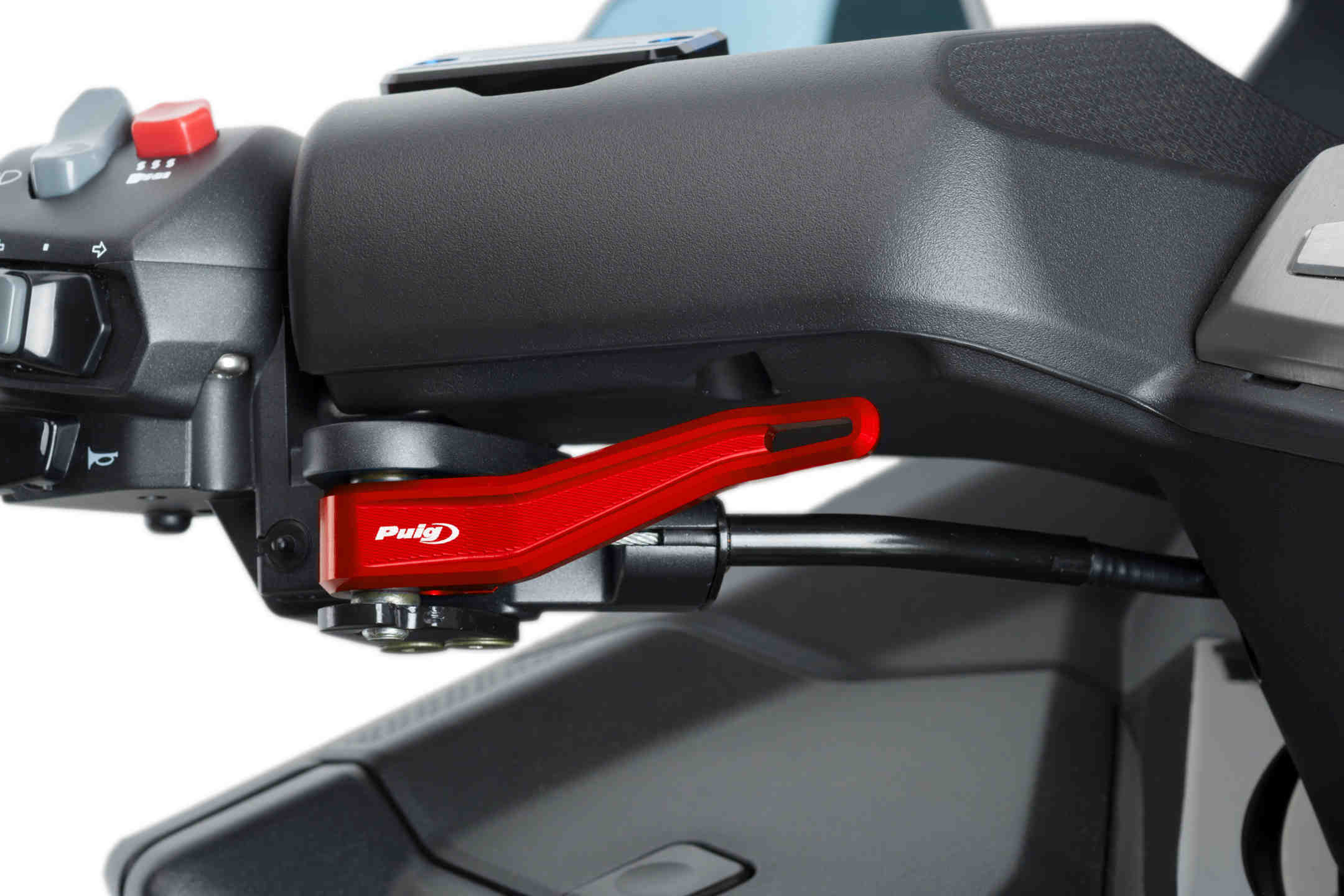 Puig Parking Brake Lever Kymco Ak550 17' C/Red