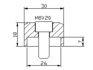 Puig Adapter Rear Mirror Hi-Tech Iv Mod. Kawasaki