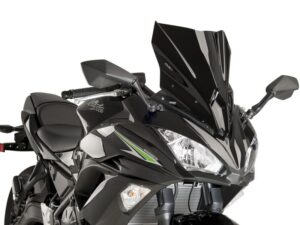 Puig Racing Screen Kawasaki Ninja 650 17-18'' C/Black