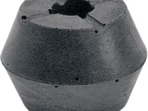 Fox Bumper: B/O [Ø 0.498 Shaft, 1.054 TLG] MCU, Black, Elliptical