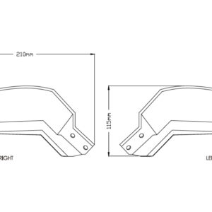 Puig Hand Guards Yamaha Mt-09 Tracer 18'- C/Dark Smoke