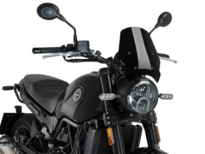 Puig Winds.New Generation Benelli Leoncino 500 C/Black