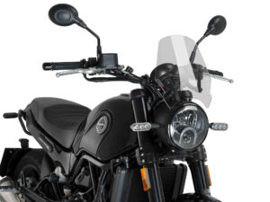 Puig Winds.New Generation Benelli Leoncino 500 C/Clear