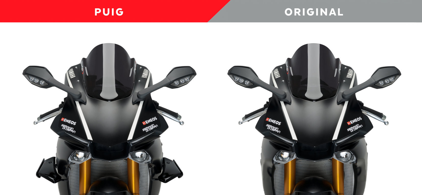 Puig Conjunto De Alerones Para Yamaha Yzf-R1 15'-18'