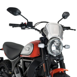 Puig Aluminium Front Plate For Ducati Scrambler C/Alu