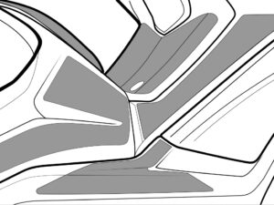 Puig Kit Protector Kymco Ak550 17'- C/Black