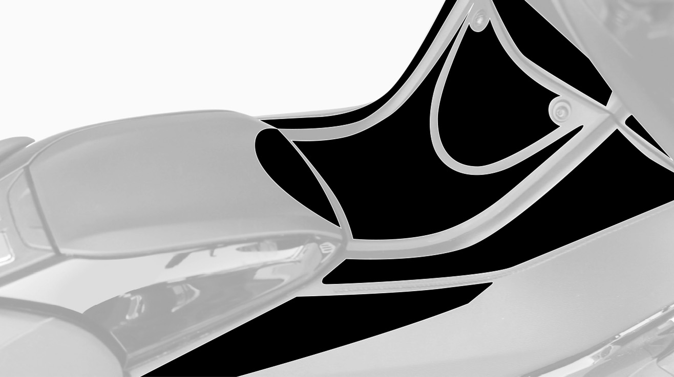 Puig Kit Protector Yamaha T-Max 530/Sx/Dx 17'- C/Black