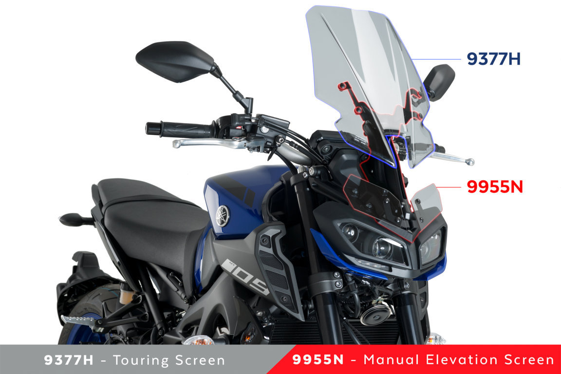 Puig Support M.E.M. For Yamaha Mt-09 17-18' C/Black