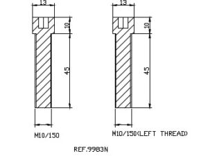 Puig Adapter M10/150 Right/Left Rear Mirror Hi-Tech B