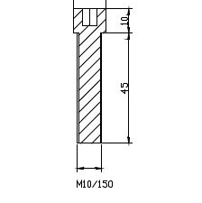 Puig Adapter M10/150 Right Rear Mirror Hi-Tech Bmw