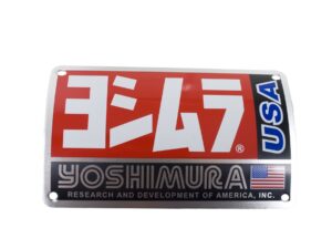 Yoshimura MUFFLER NAME BADGE FOR MINI BIKE MUFFLER