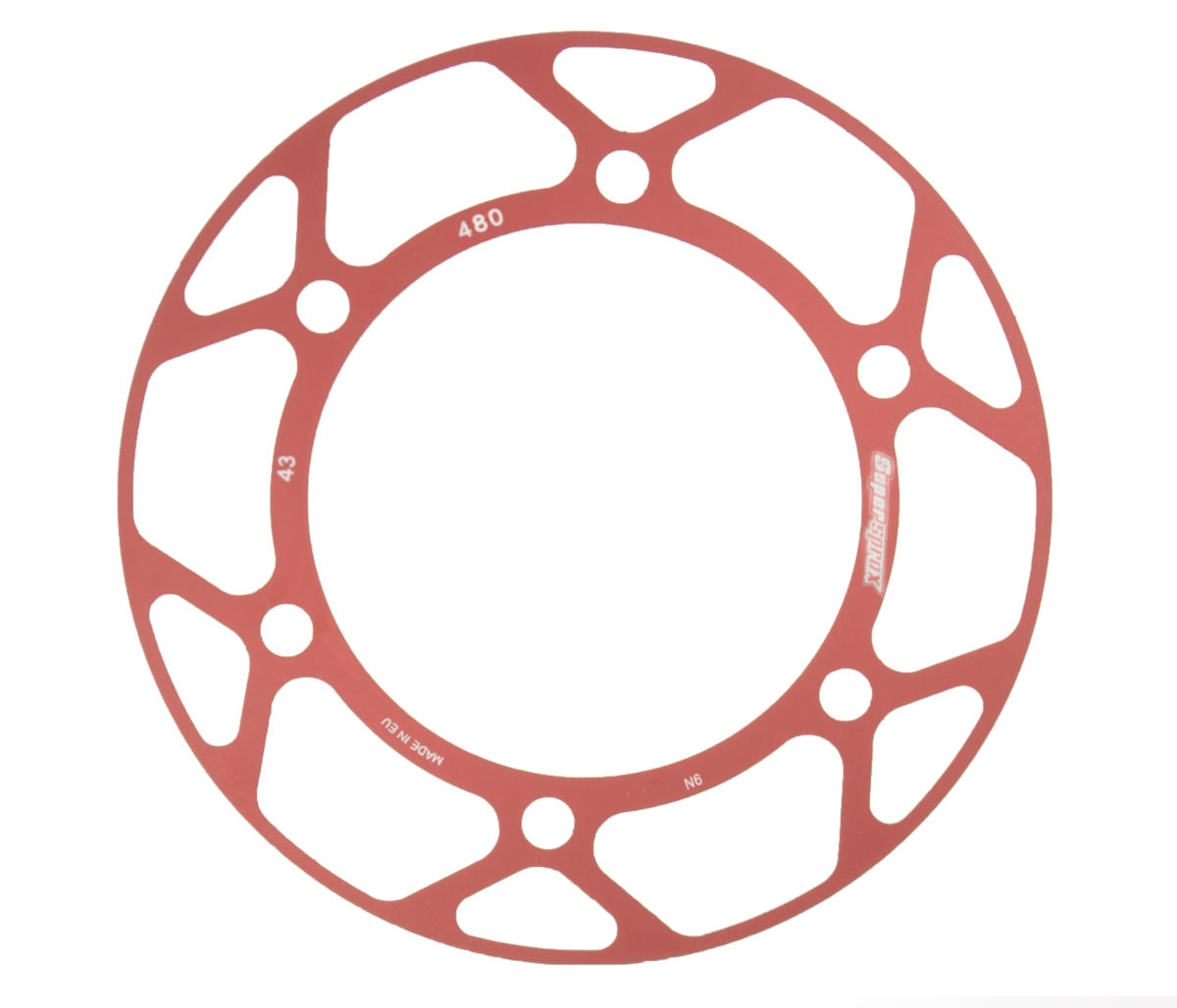 Supersprox Edge 480:43 Punainen alumiinilevy