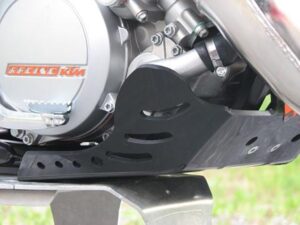 AXP Skid Plate Black Ktm SX125 11, EXC125-EXC200 12-16