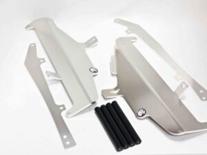 AXP Radiator Braces Black Spacers Kawasaki KX250F 13-14