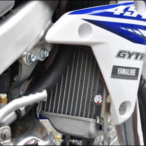 AXP Radiator Braces Blue Spacers Yamaha YZ450F 14-17, YZ250F 14-18