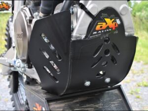 AXP Skid Plate Black/Blue Sticker Yamaha YZ450F15-17, YZ250F 15-18