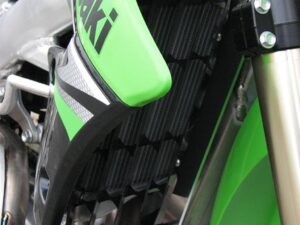AXP Radiator Braces Black Spacers Kawasaki KX250F 15-16
