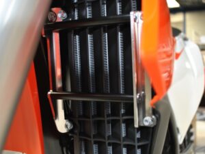 AXP Radiator Braces Black Spacers Ktm/Husqvarna 16-17