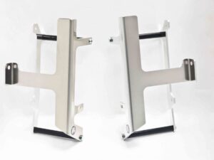 AXP Radiator Braces Black Spacers Ktm SX125-EXC125 00-06