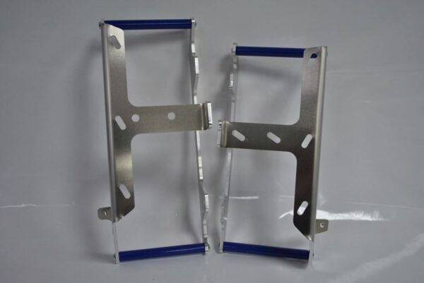 AXP Radiator Braces Blue Spacers Yamaha YZ125 02-20