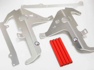 AXP Radiator Braces Red spacers Honda-Hm CRF450X 05-08