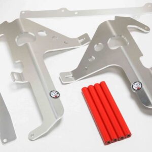 AXP Radiator Braces Red spacers Honda-Hm CRF450X 05-08