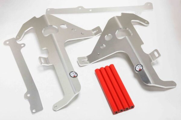 AXP Radiator Braces Red spacers Honda-Hm CRF450X 05-08
