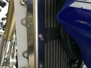 AXP Radiator Braces Blue Spacers Yamaha YZ250-YZ250X 05-18