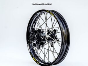 Haan wheel CR125/250-CRF250/450 95- 17-3,50 BLACK HUB/BLACK RIM
