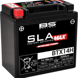 BS Battery  BTX14H (FA) SLA MAX - Sealed & Activated