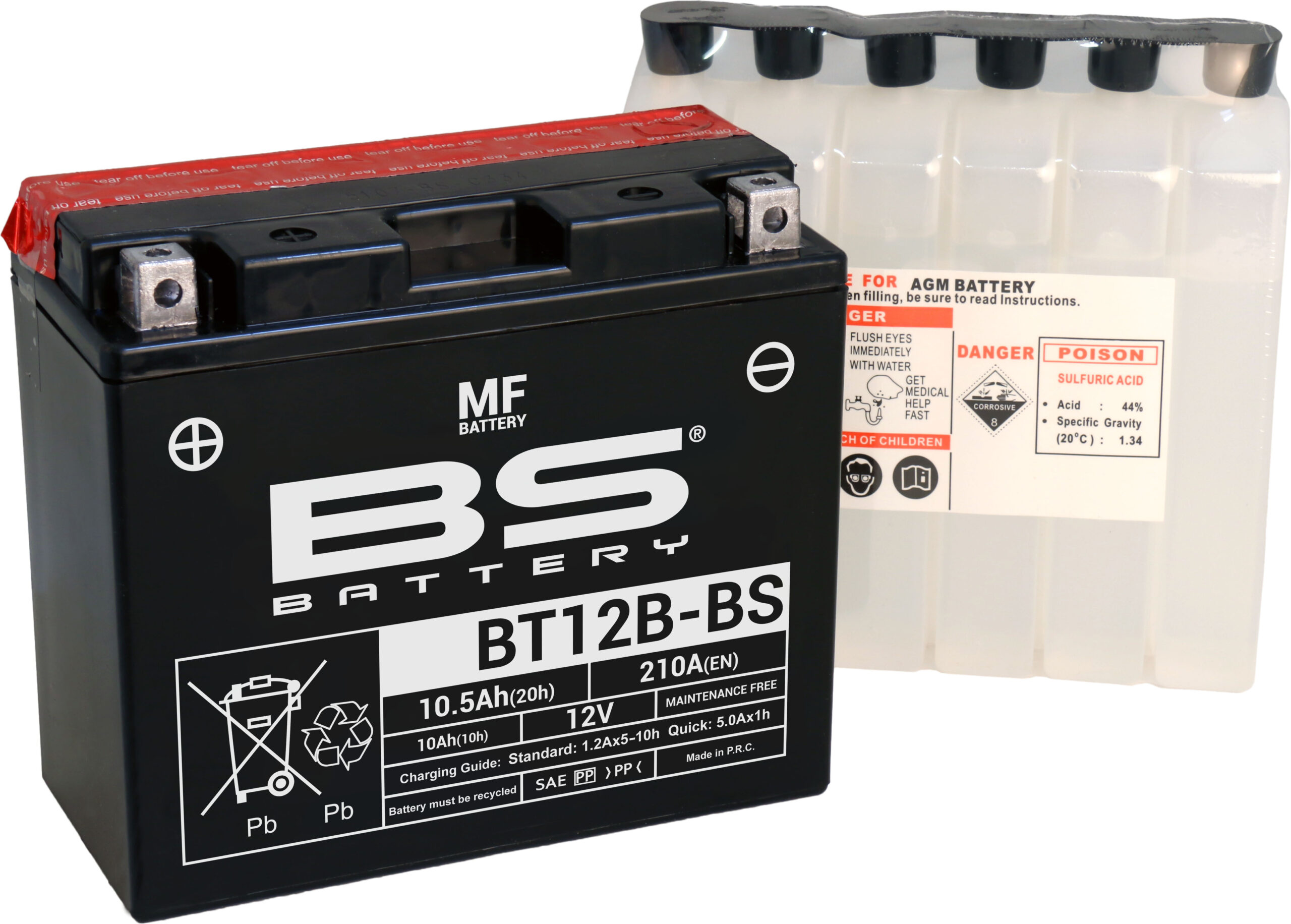 BS Battery BT12B-BS MF (cp) Maintenance Free