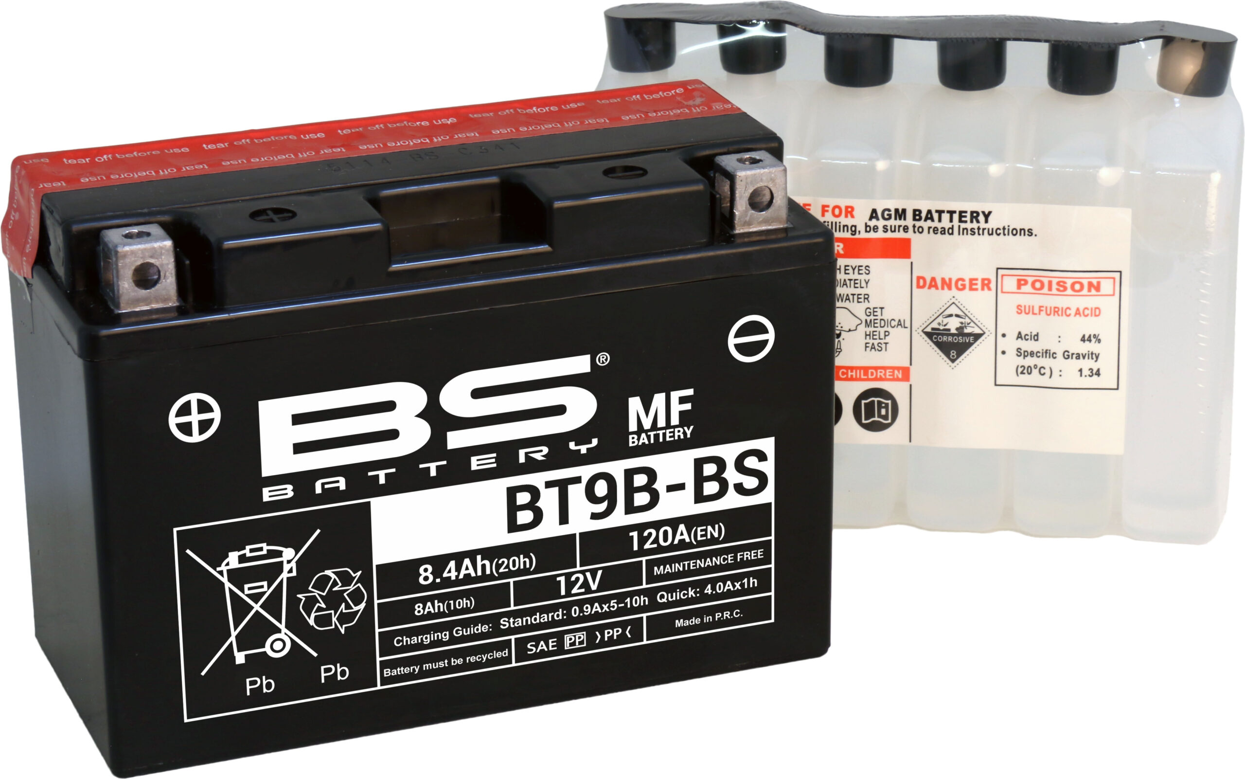 BS Battery BT9B-BS MF (cp) Maintenance Free