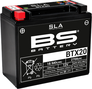 BS Battery  BTX20 (FA) SLA - Sealed & Activated