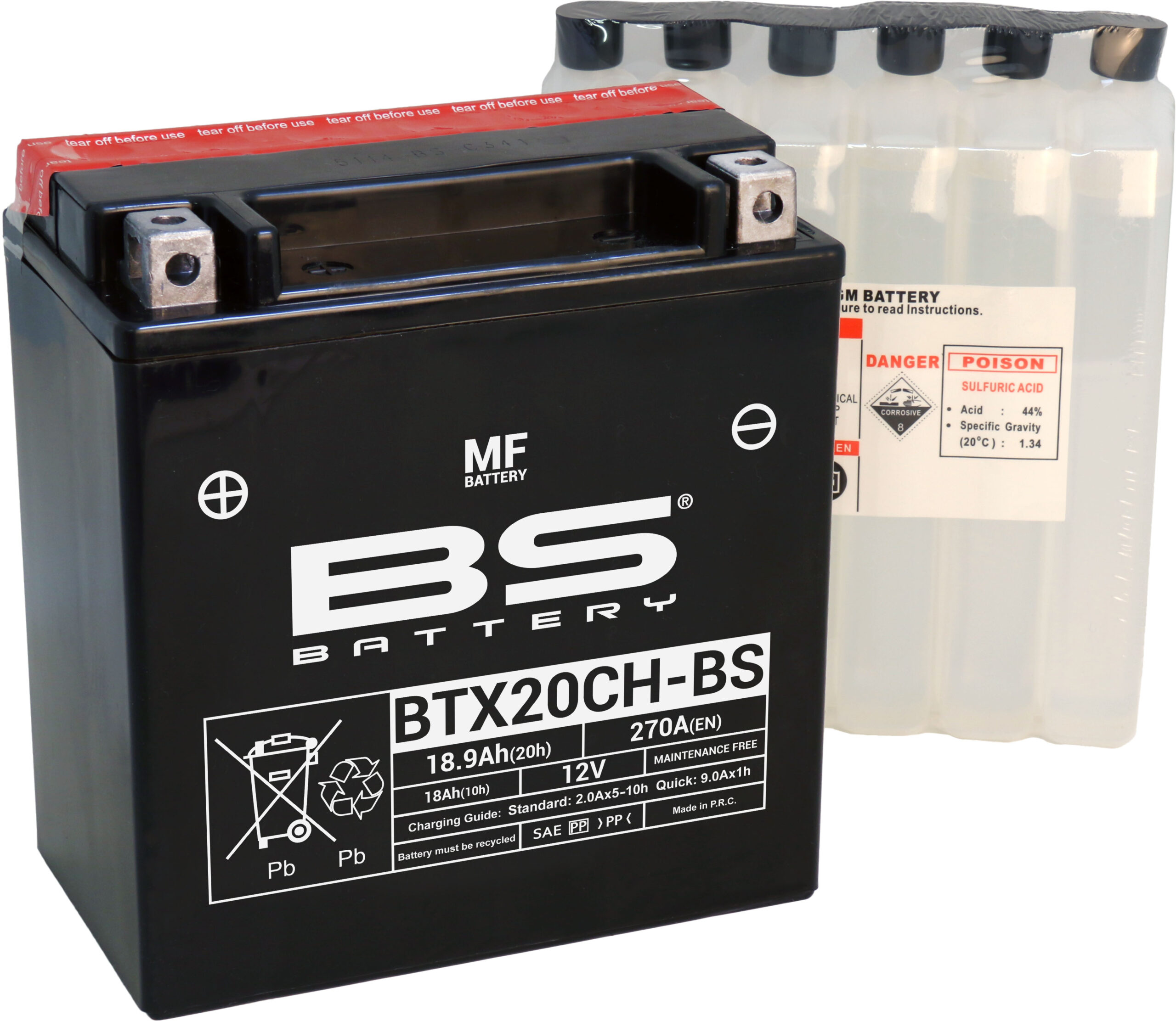 BS Battery BTX20CH-BS MF (cp) Maintenance Free