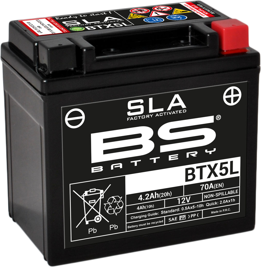 BS Battery BTX5L (FA) SLA - Sealed & Activated