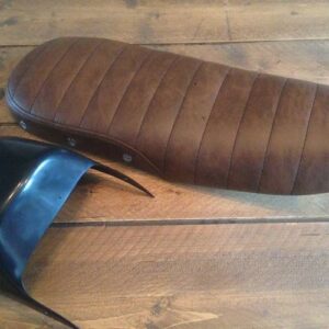 Seat Cafe Racer Classic Tuck 'N Roll Vintage Brown ABS