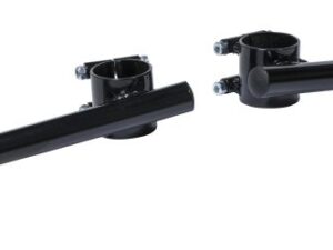 Clip-on Black coated Steel  22mm (7/8") 36mm (1set)