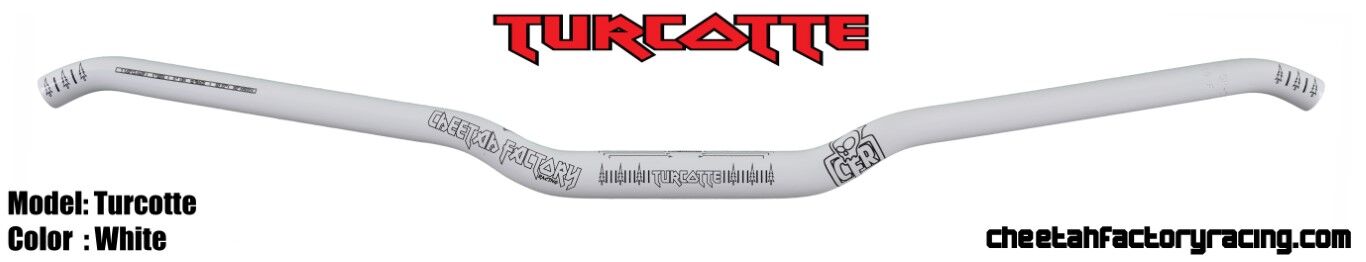 CFR Brett Turcotte Ohjaustanko Valkoinen