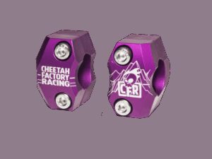 CFR 7/8" to 1 1/8" Ylikoon ohjaustangon adapteri Liila