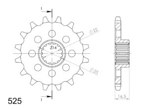 Supersprox / JT Eturatas 741.15RB Kumivaimennuksella