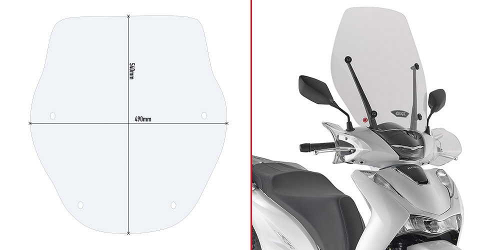 GIVI SPOILER HONDA SH 125-150 2020