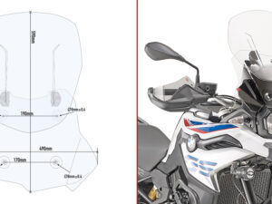 Givi Specific fitting kit for D5127S, D5127ST, AF5127 BMW F 750 GS (18-19)