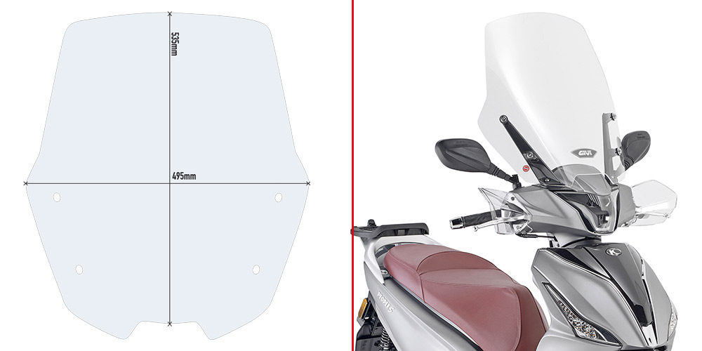 GIVI SPOILER KYMCO PEOPLE S (20-21)