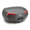 Givi TOPCASE 46L BLACK RIVIERA RED REFLEC.